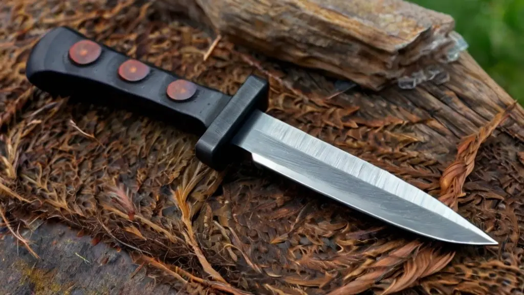 railroad spike knife