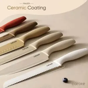 CAROTE 12 Pieces Kitchen Knife Set