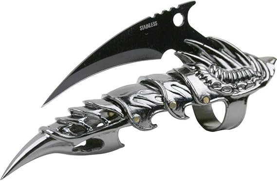 1026Bk Fantasy Ring Knife