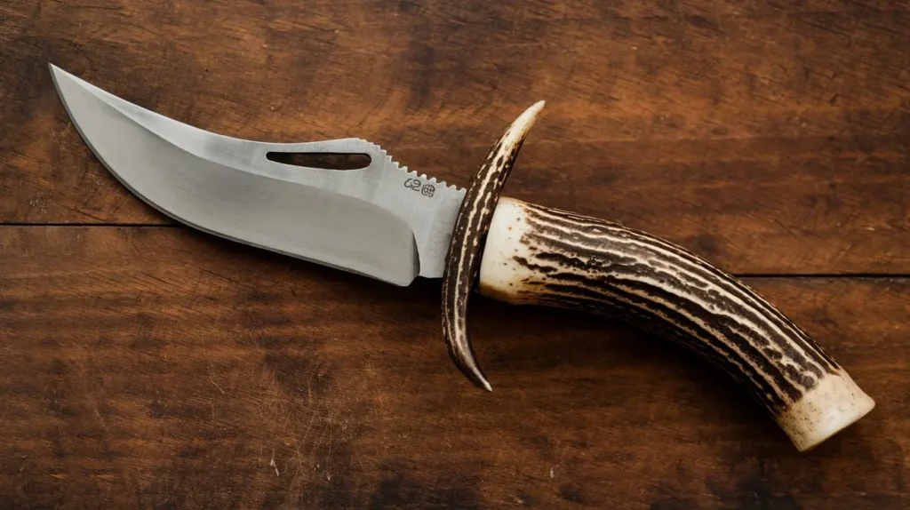 antler knife handle