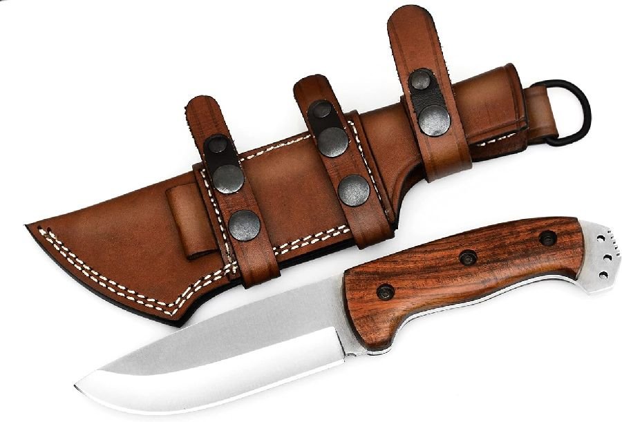 horizontal carry knife and sheath